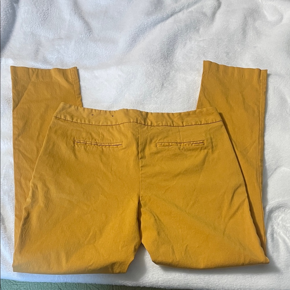 Worthington Mustard Straight Leg Pants - Picture 3 of 3